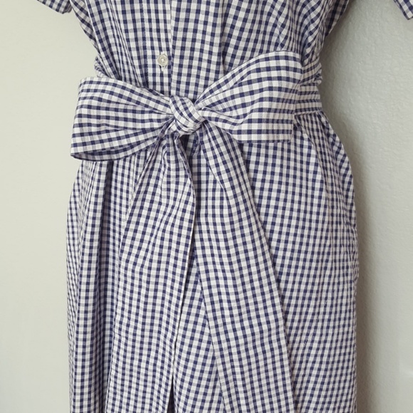 SOLD    Lisa Marie Fernandez Gingham Shirt Dress - Picture 5 of 8